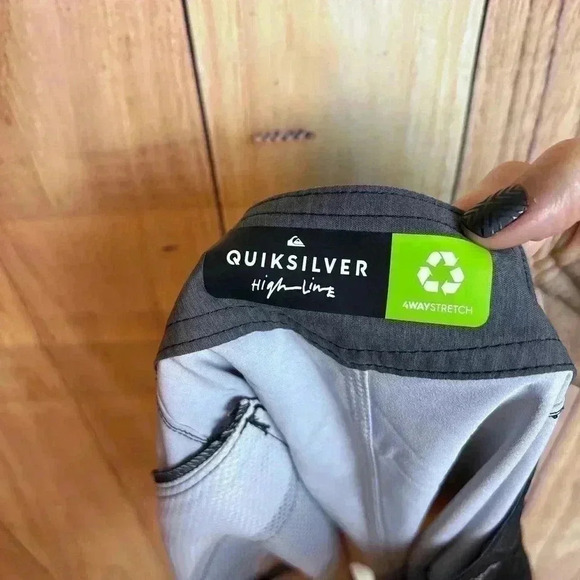 Quicksilver Swim Trunks Boardshorts Orange Blue Men’s Size 30 - Picture 8 of 10